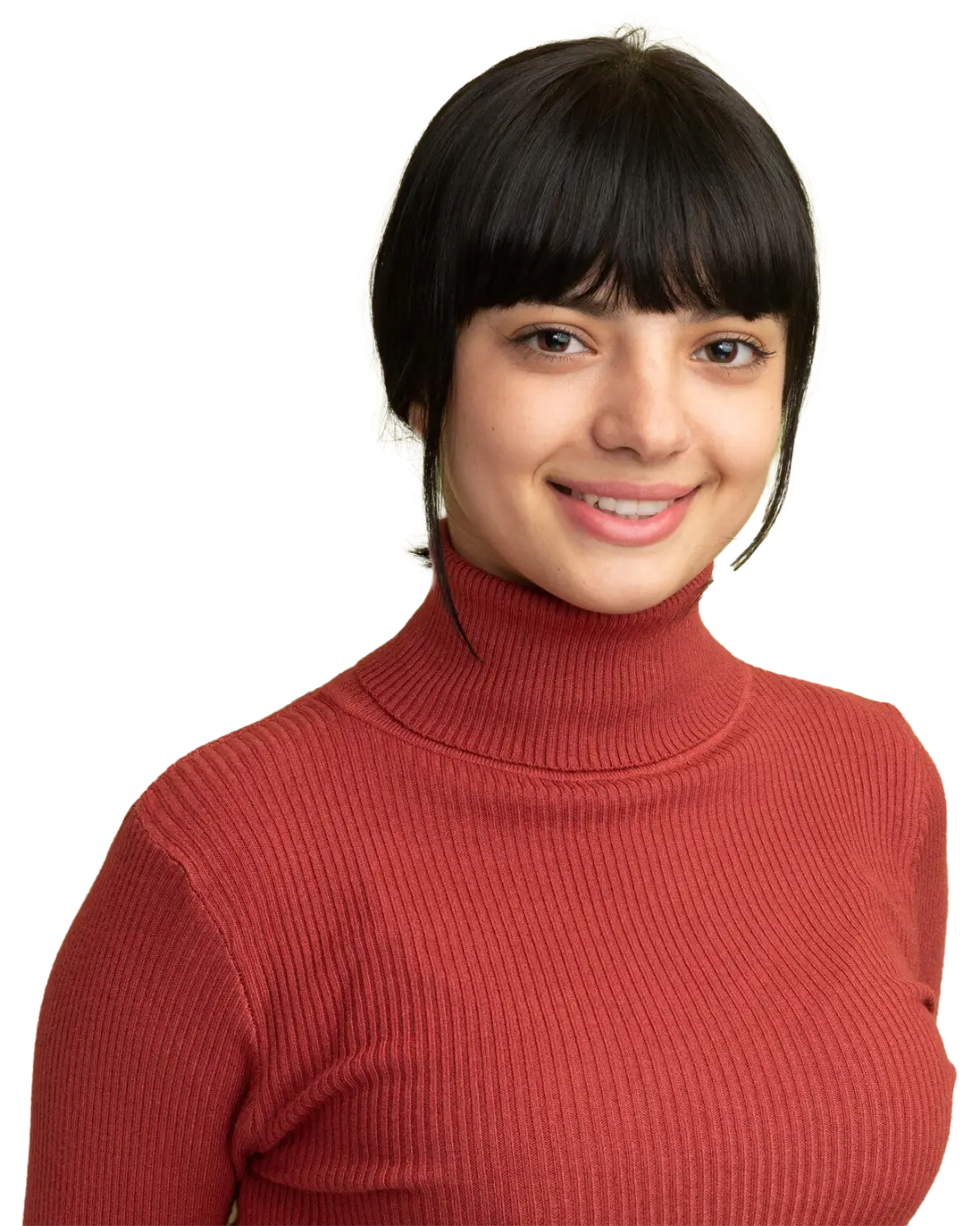 smiling-young-brunette-caucasian-girl-looks-camera-olive-green_141793-93004